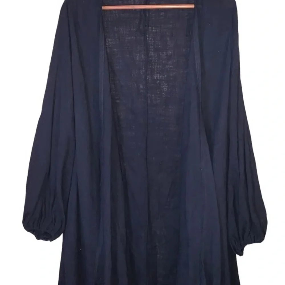 Kalita Open 100% Cotton Handmade Open Cardigan Whimsigoth Quiet Luxury size S/M